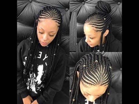 Latest Cornrow Hairstyles : Most Wanted Hair Designs 2017 – Youtube Regarding Best And Newest Carrot Cornrows Hairstyles (Photo 5 of 15)
