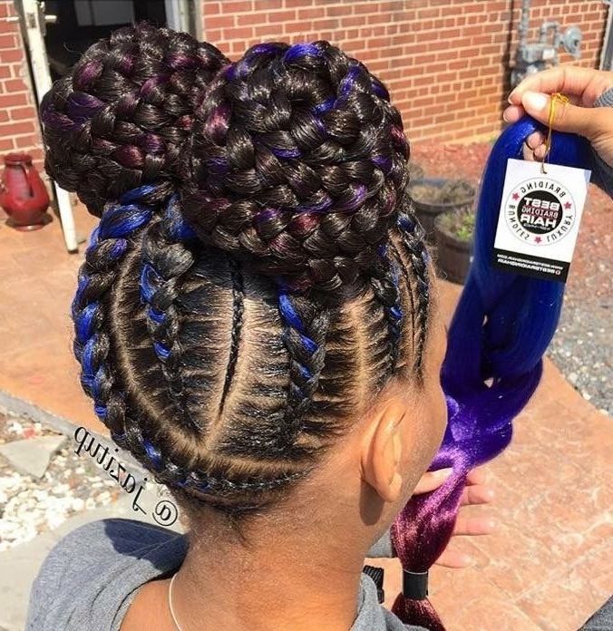 Like What U See?? Follow Me For More @sanayadiamonds | Braids For In Newest Braided Hairstyles For Black Girl (Photo 9 of 15)