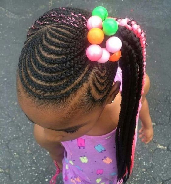 Little Girl Braid Hairstyles (3) Inside Most Recently Braided Hairstyles For Little Girl (View 10 of 15)