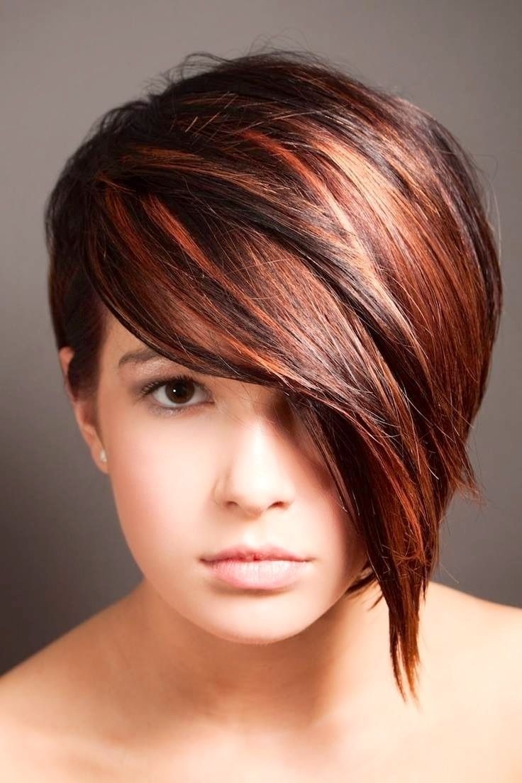 Longer Pixie Haircut Half Long Front Pixie Cut In Red Hair Lt For Most Popular Reddish Brown Layered Pixie Bob Haircuts (Photo 12 of 15)