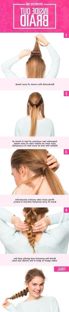 Low Side Ponytail With Braid | To Pin. To Braid | Pinterest | Low Throughout Most Up To Date Wrapped Ponytail With In Front Of The Ear Braids (Photo 15 of 15)