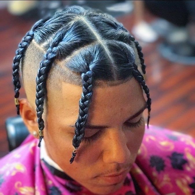 Mens Braids Hairstyles 2018 Men Braids Haircuts 2018 Braids With Pertaining To Latest Braided Hairstyles For Mens (View 8 of 15)