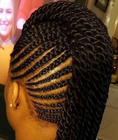 Mohawk Braids: 12 Braided Mohawk Hairstyles That Get Attention Intended For Most Popular Cornrows Mohawk Hairstyles (View 11 of 15)