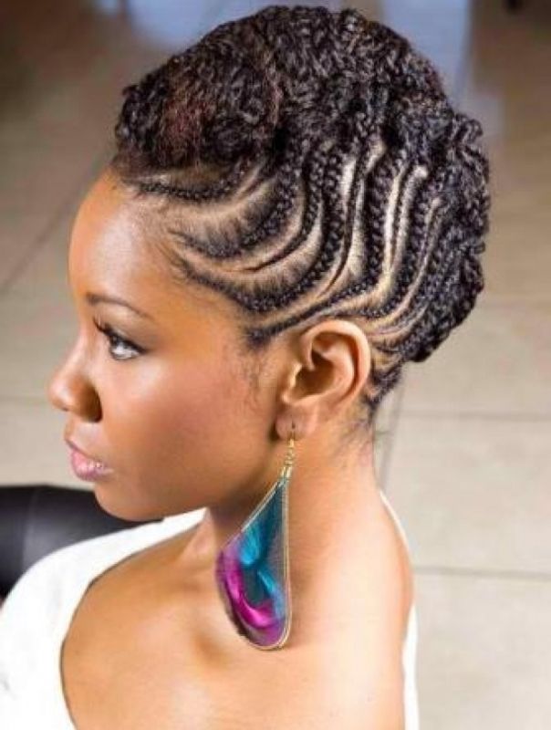 Mohawk Hairstyles For Women With Braids Braided Mohawk Hairstyles Pertaining To Best And Newest Braided Lines Hairstyles (View 11 of 15)