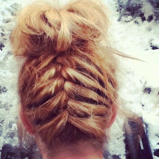 Musely Throughout Most Recently Messy Bun With French Braids (View 6 of 15)