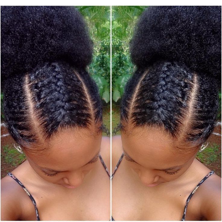 Natural Hairstyles With Braids – Leymatson For Most Recent Braided Hairstyles With Real Hair (Photo 12 of 15)