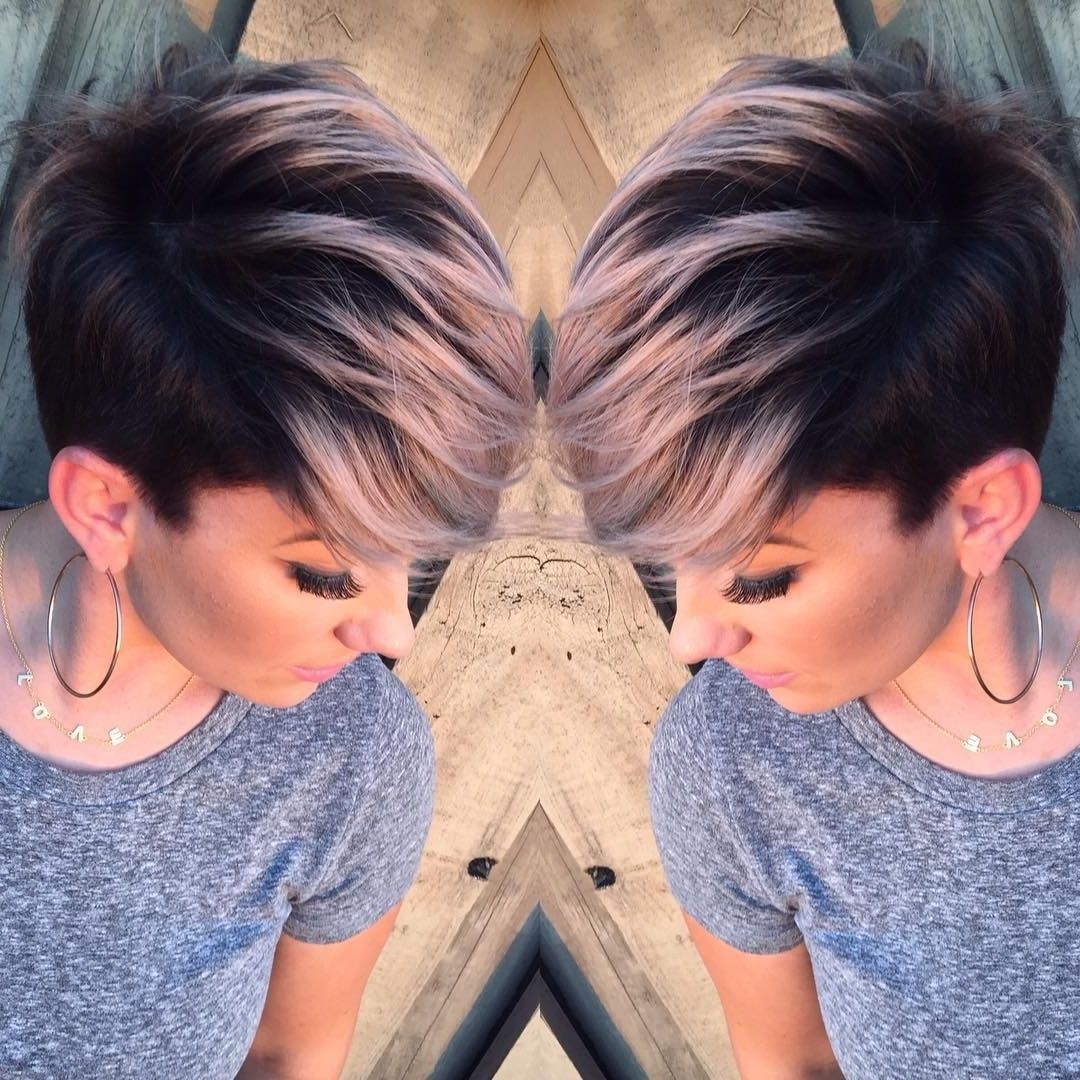 Nice!! … | Hairstyles & Make Up | Pinte… Within Most Recently Two Tone Pixie Haircuts (View 7 of 15)
