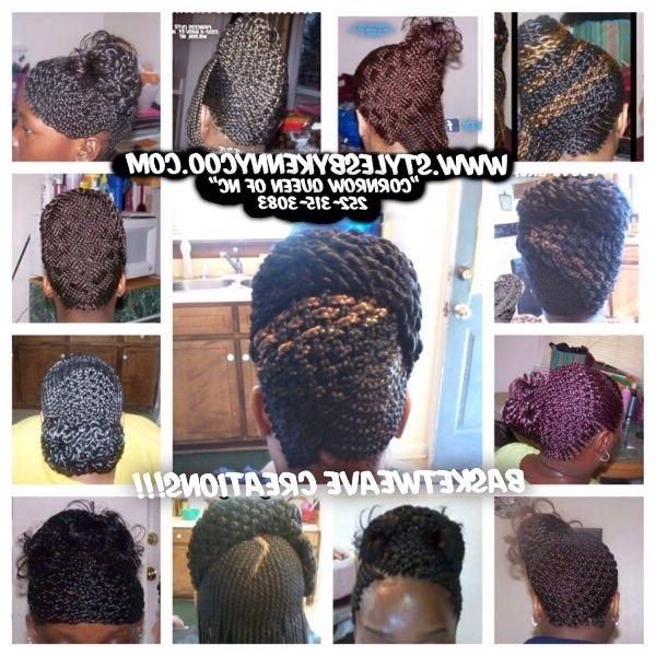 Photo Gallery Intended For Most Current Cornrows Hairstyles With Swoop (Photo 14 of 15)