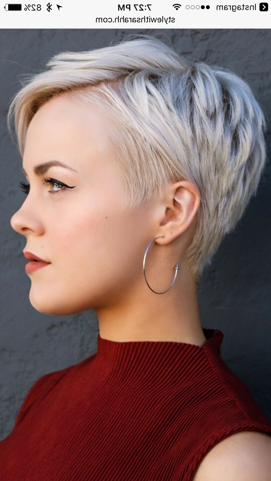 Photo Gallery Of Asymmetrical Short Haircuts Elegant Rose Gold Pink In Current Rose Gold Pixie Haircuts (View 9 of 15)