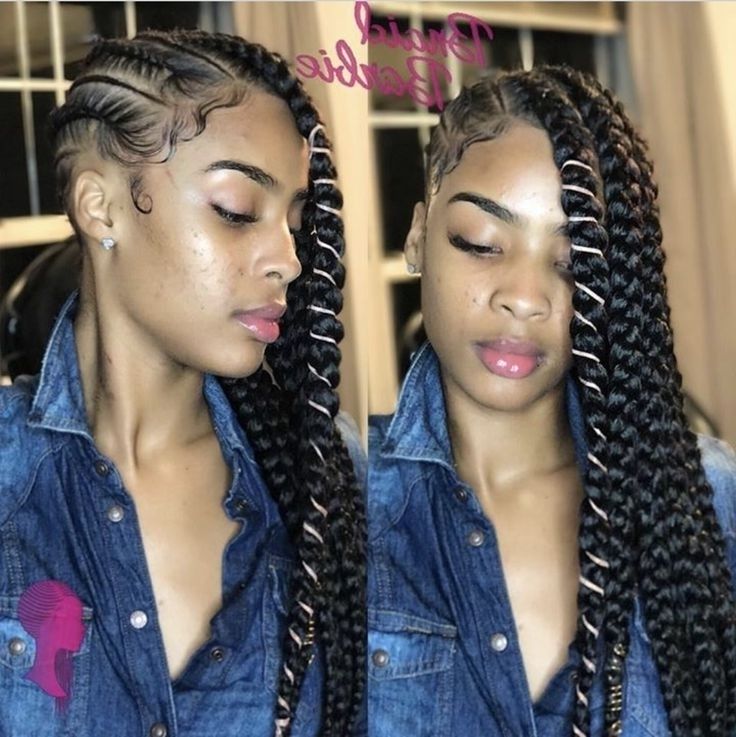 Picture 11 Of 11 Black Girl Hairstyles With Weave Braided Latest Inside Recent Braided Hairstyles In Weave (View 7 of 15)