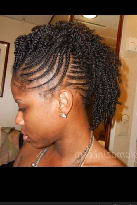 Pictures Of Cornrow Mohawk Hairstyles Fresh 104 Best Natural Hair In Most Up To Date Cornrow Mohawk Hairstyles Hair (View 6 of 15)