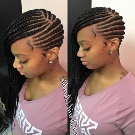 Pictures: Scalp Braids Hairstyles, – Black Hairstle Picture In Scalp Within Most Recent Braided Hairstyles To The Scalp (Photo 8 of 15)