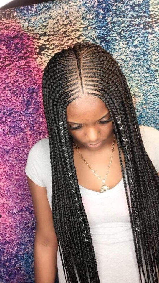 Pincydney Jacquilyn On Braids | Pinterest | Hair Style, Black Within Current Ghana Braids Hairstyles (Photo 9 of 15)