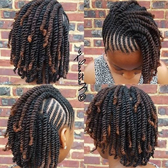 Pinkeyona Bryant On Short Natural Hairstyles | Pinterest In Recent Cornrows Hairstyles For Short Natural Hair (Photo 11 of 15)