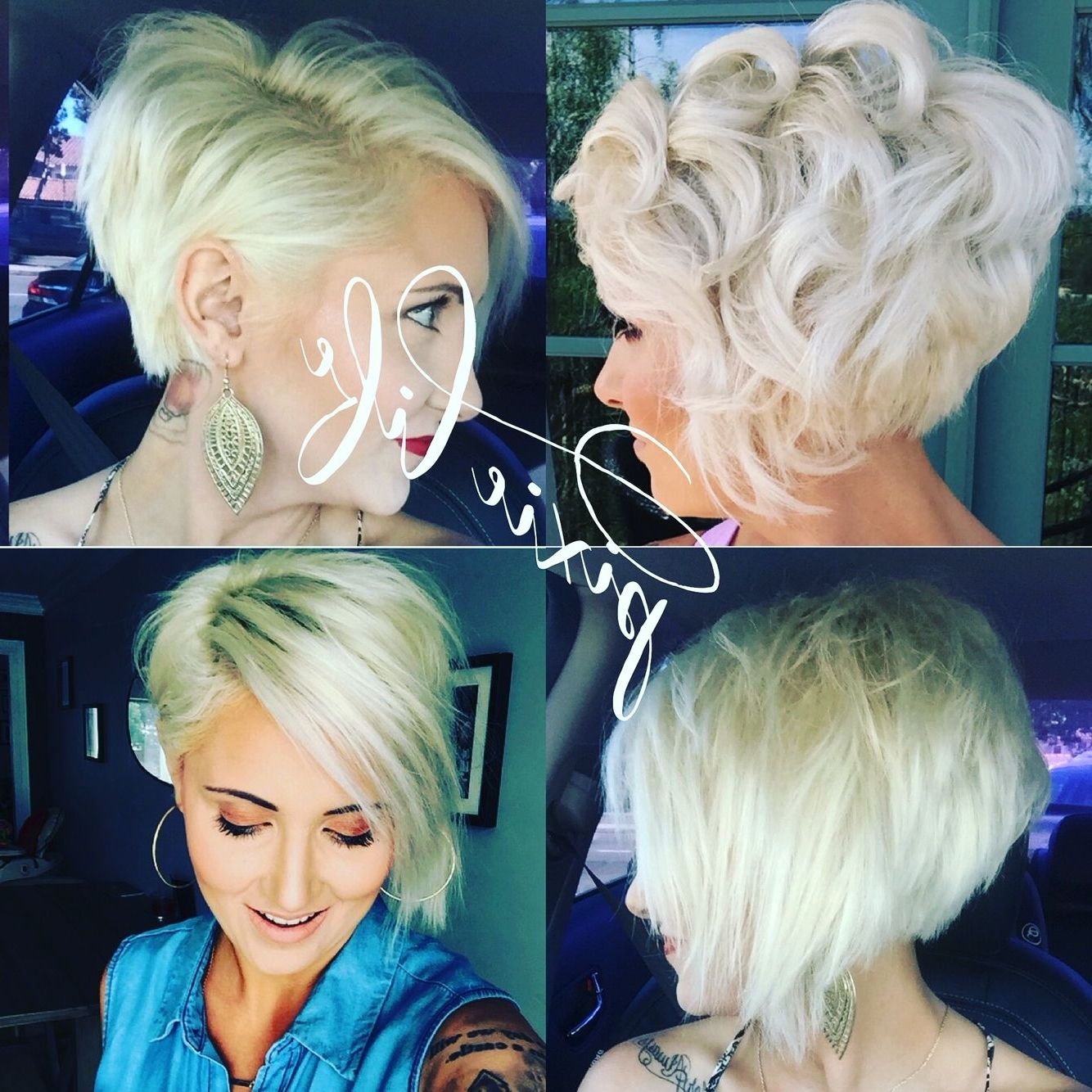 Platinum Blonde Pixie Haircut | Hair..makeup..nails!!! | Pinterest Throughout 2018 Platinum Blonde Disheveled Pixie Haircuts (Photo 9 of 15)