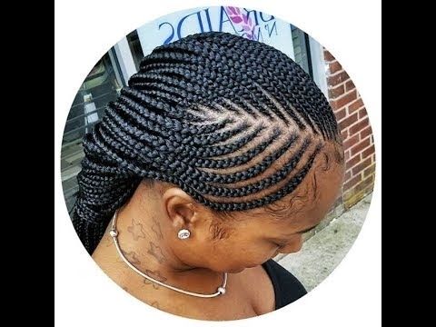 Pretty Cornrow Braids Styles : Ladies Cornrows Hairstyles – Youtube For Best And Newest Cornrows Braided Hairstyles (View 10 of 15)