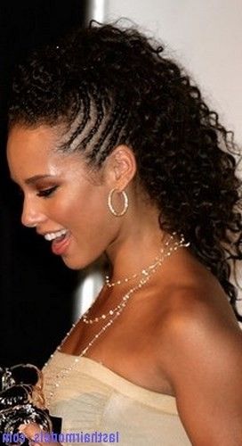 Prevent Curls In A Cornrow Hairstyle | Last Hair Models , Hair With Regard To Current Cornrows And Curls Hairstyles (View 5 of 15)