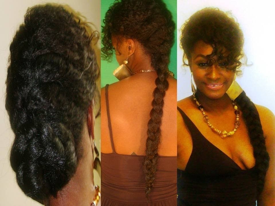Protective Style: Elegant Jumbo French Braid For Short Or Fine Hair For Latest Braided Hairstyle With Jumbo French Braid (View 12 of 15)