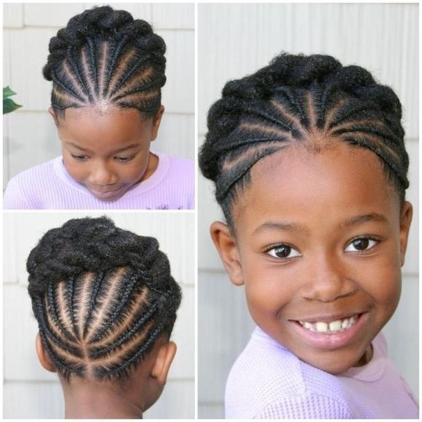 Quick Little Girl Braid Styles Eye Catching Quick Braided Hairstyles Pertaining To Most Recent Quick Braided Hairstyles For Medium Hair (View 2 of 15)