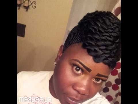 Quick Weave Braids Glue In – Youtube With Regard To Most Recently Quick Braided Hairstyles With Weave (Photo 8 of 15)