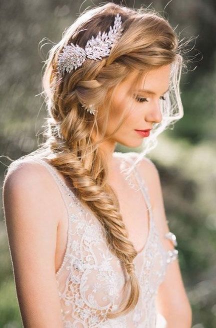 Reception Hairstyle And Indian Wedding Hair Style Ideas Regarding Most Popular Braid Hairstyles For Reception (View 10 of 15)