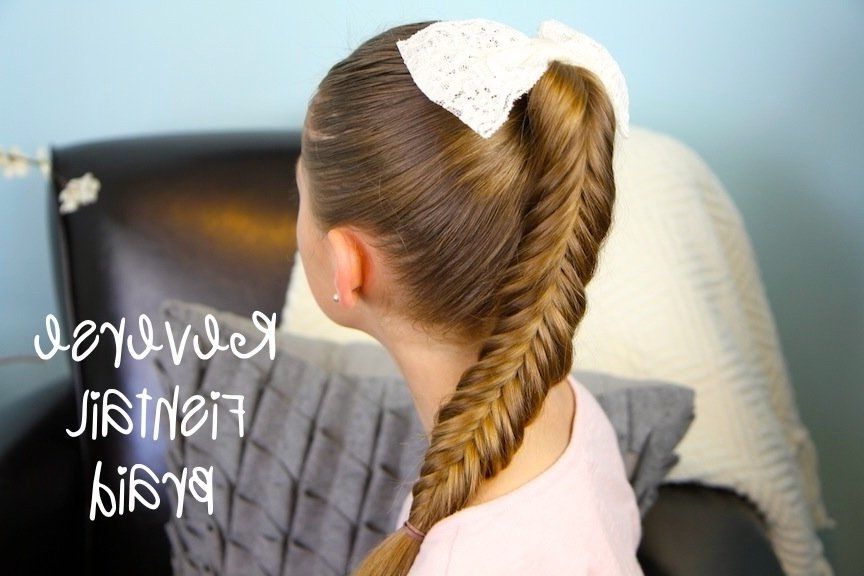 Reverse Fishtail Braid | Cute Braid Hairstyles | Hair | Pinterest For Latest Reverse Braid And Side Ponytail (View 7 of 15)