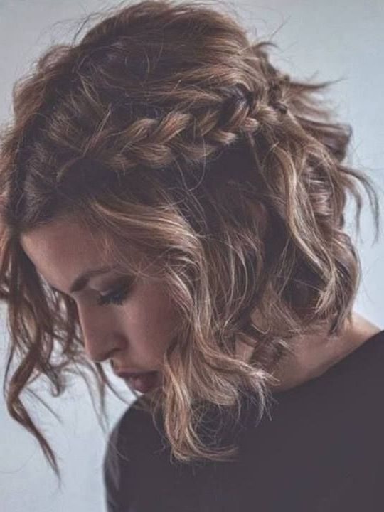 Romantic Messy Hairstyles For All Women | Hair & Beauty | Pinterest Regarding Most Up To Date Curly Braid Hairstyles (Photo 4 of 15)