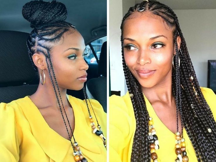 See The Latest #hairstyles On Our Tumblr! It's Awsome. | Repins From For Newest Simple Center Part Fulani Braids With A Forehead Bead (Photo 6 of 15)