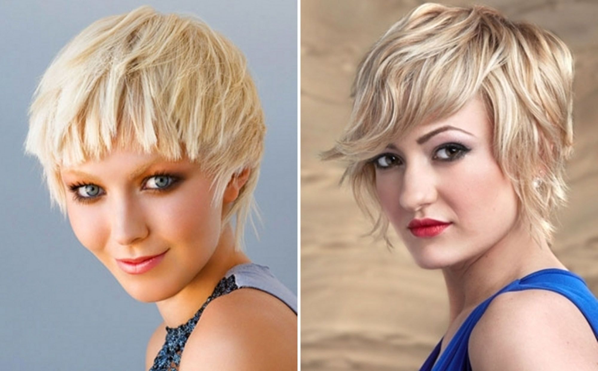 Short Choppy Haircuts Blonde Hair Color | Medium Hair Styles Ideas With Regard To Current Choppy Pixie Haircuts With Side Bangs (View 12 of 15)