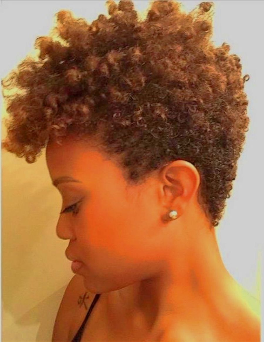 Short Hairstyles: Inspiration Of Short Natural Black Hairstyles 2016 In Most Up To Date Short Black Hairstyles For Curly Hair (Photo 11 of 15)