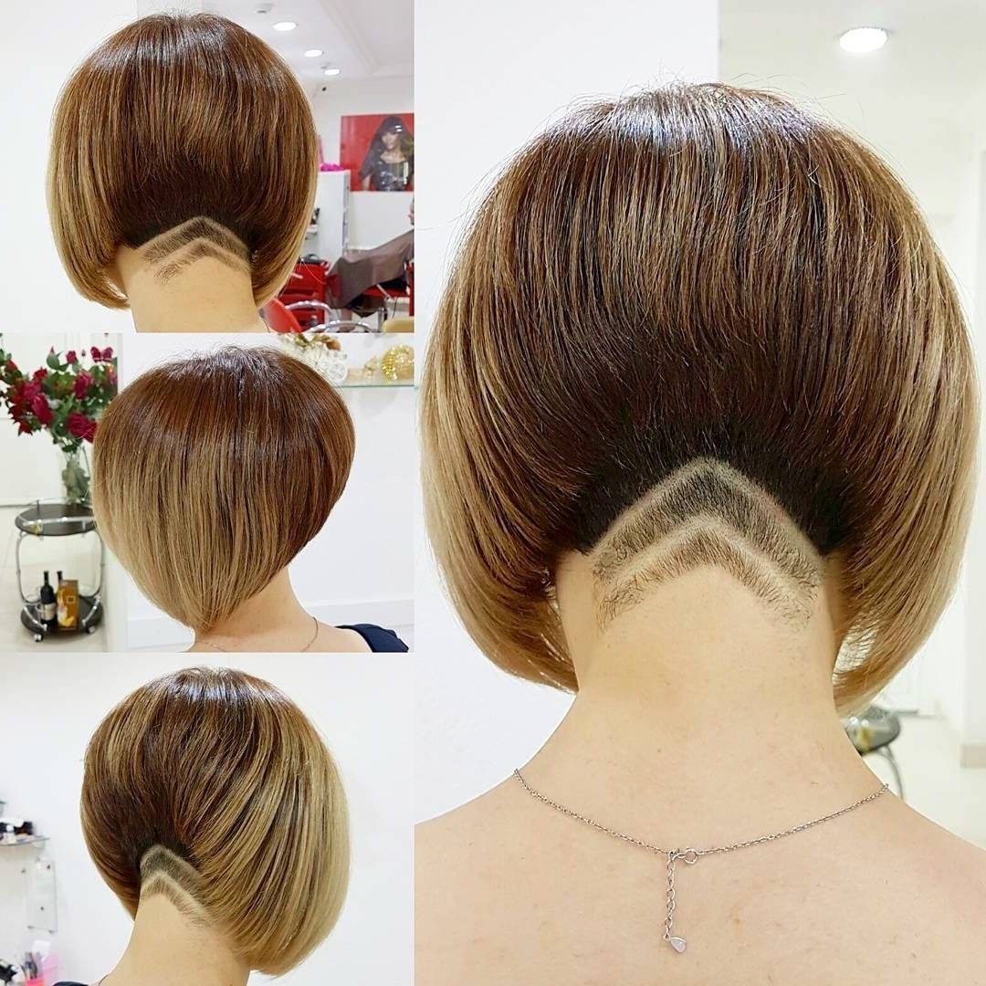 Short Nape | Bobs | Pinterest | Bobs, Haircuts And Undercut Inside Most Up To Date Razored Haircuts With Precise Nape And Sideburns (View 12 of 15)