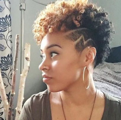 Short Natural Hairstyles | Natural Hairstyles For Short Hair In Newest Mohawk With Double Bump Hairstyles (Photo 13 of 15)