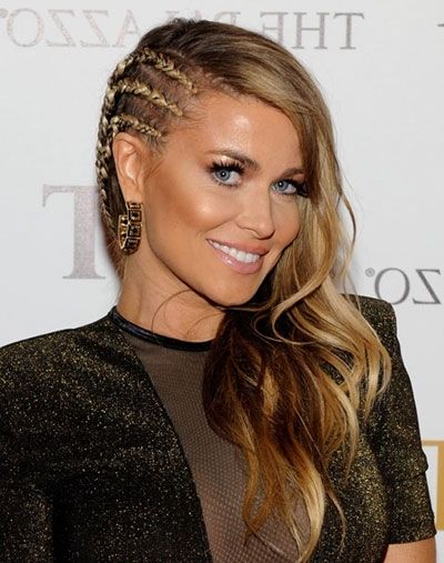 Side Cornrows Hairstyles Carmen Electra | Chipless Fashion With Most Recently Cornrows Hairstyles On Side (View 12 of 15)