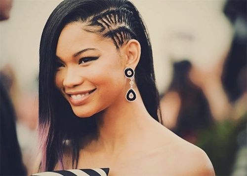 Side Cornrows With Weave Hairstyles Hairstyles For The Weekcornrows Intended For Latest Cornrows Hairstyles On Side (View 6 of 15)