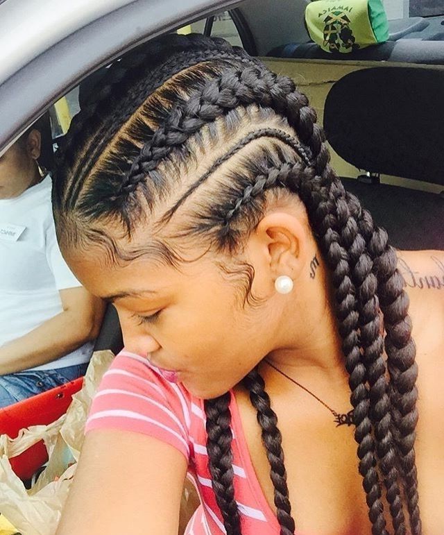 Simple Hairstyle For Straight Back Braids Hairstyles Best Images For Newest Straight Back Braided Hairstyles (Photo 5 of 15)
