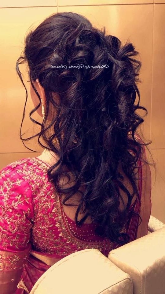 South Indian Bridal Hairstyle For Reception (View 9 of 15)