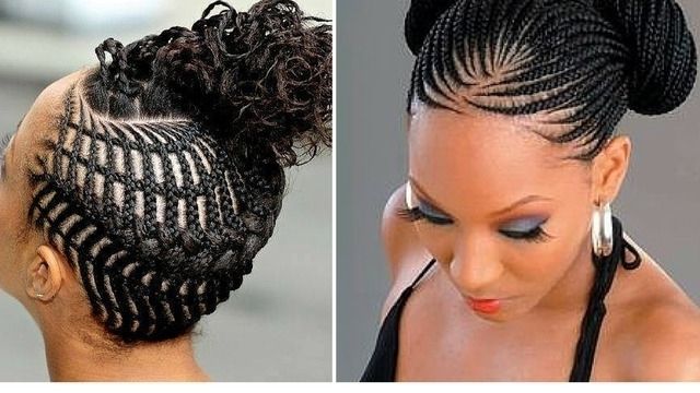 Straight Up Haistyles With Extension Suggestion Regarding Most Recent Straight Up Cornrows Hairstyles (View 8 of 15)