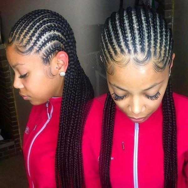Stylecaster | Protective Hairstyles To Try | Straight Back Cornrows In Recent Straight Back Braided Hairstyles (View 4 of 15)