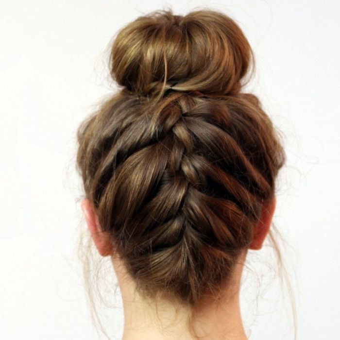 Summer Hairstyles Easy Updos | Beauty | Pinterest | French Braid With Regard To Most Popular Upside Down Braids To Bun (Photo 1 of 15)
