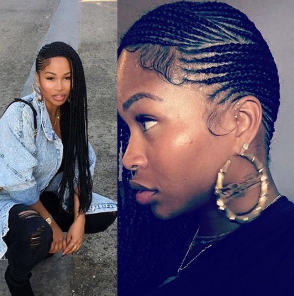 The Most Popular Feed In Braids Style For Black Women – Voice Of Hair In Recent Feed In Braids Hairstyles (Photo 11 of 15)