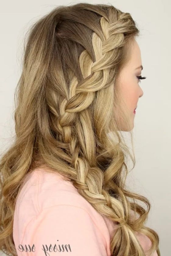 The Prettiest French Plait Examples To Try Out This Summer Within Latest Loose Side French Braid Hairstyles (View 3 of 15)
