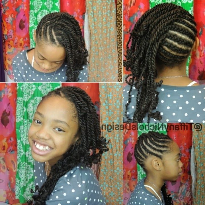 Tiffany Nichols Design: Natural Hairstyle For Kids (cornrows And With Regard To Newest Cornrows Protective Hairstyles (View 14 of 15)