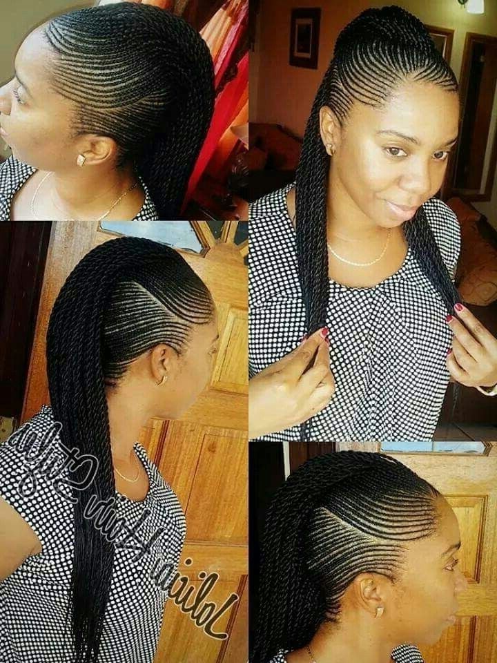 Tina (tinaijomah) On Pinterest Within Most Current Thin Cornrows Hairstyles (View 9 of 15)