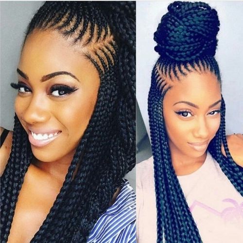 Tiwa Savage Ghana Weaving Hairstyles: It Suits Her Best! | Jiji.ng Blog With Most Current Cornrows Hairstyles With Weave (Photo 6 of 15)