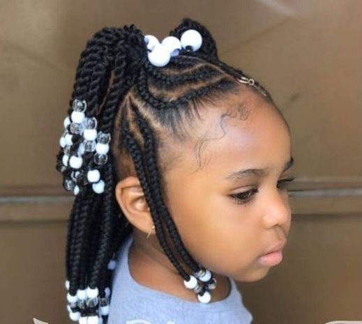 Toddler Braided Hairstyles With Beads | Hairstyles & Haircuts For With Regard To Most Popular Braided Hairstyles With Beads (View 6 of 15)