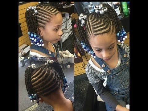 Toddler Braided Hairstyles With Beads : Watch And Make A Choice Pertaining To Most Popular Braided Hairstyles With Beads (View 1 of 15)