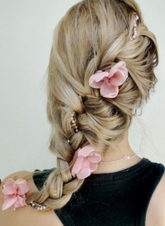 Top 10 Flower Girl Hair Style – Style Samba Regarding Most Up To Date Braids And Flowers Hairstyles (View 8 of 15)