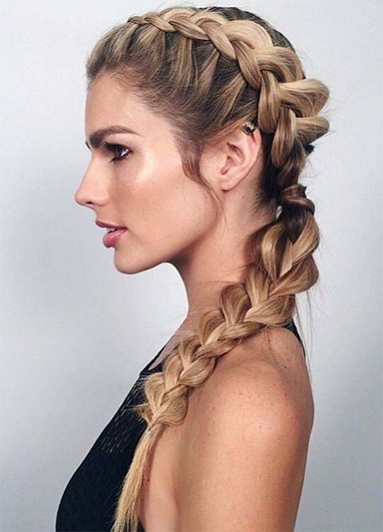 Top 40 Best Sporty Hairstyles For Workout | Fashionisers With Most Recently Braided Gym Hairstyles For Women (View 2 of 15)