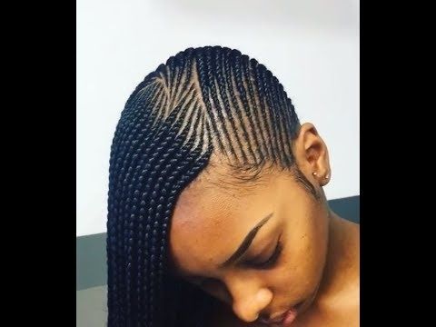 Trending Cornrows : Special Hairstyles You've Always Wanted – Youtube Intended For Newest Cornrows Hairstyles With Bangs (View 10 of 15)