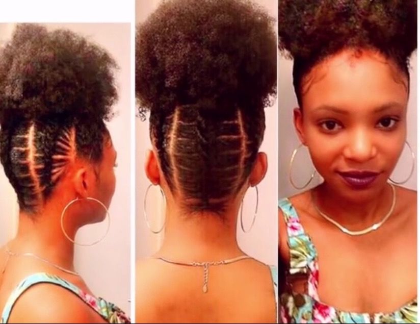 Trending: Elastic Cornrow Styles For Natural Hair [4 Tutorials With Most Recently Elastic Cornrows Hairstyles (View 9 of 15)